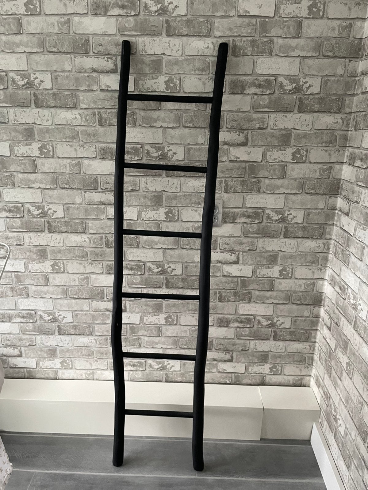 Decoratie ladder zwart, Huis en Inrichting, Ophalen, Gebruikt