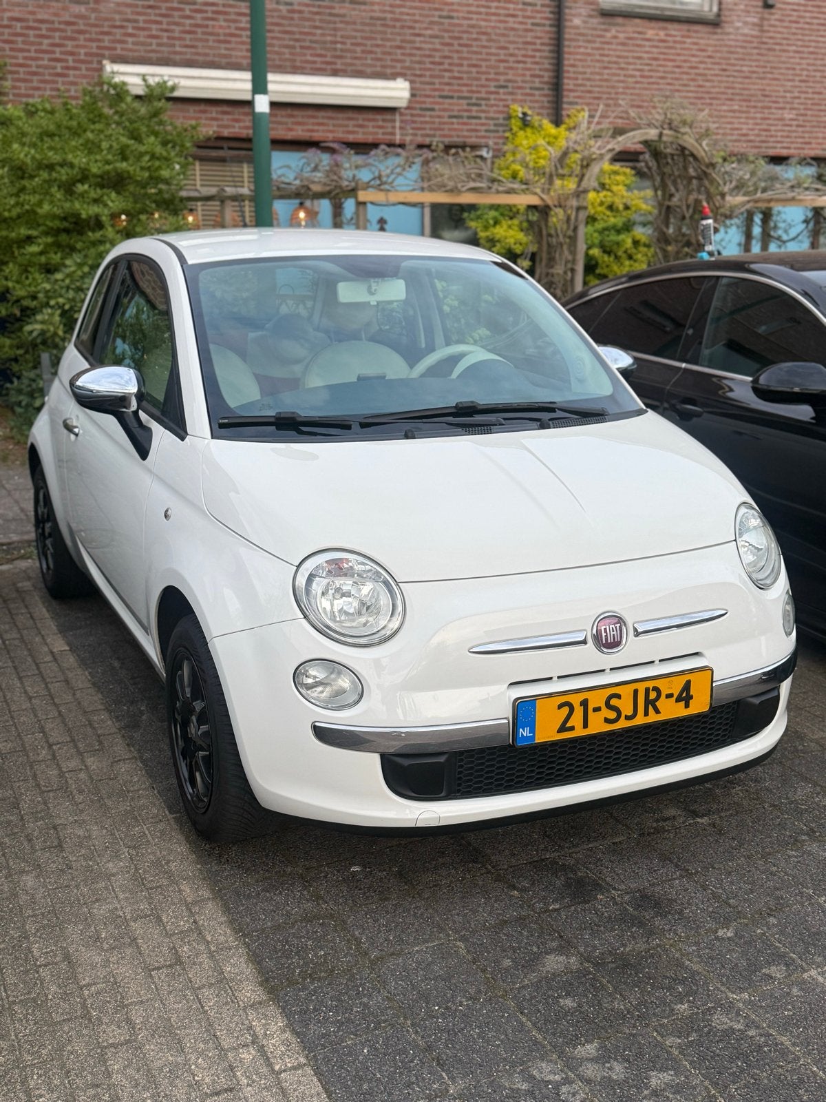 Fiat 500 1.2 C 2008 Wit, Auto's, Fiat, Voorwielaandrijving, 1242 cc, 4 cilinders, 840 kg
