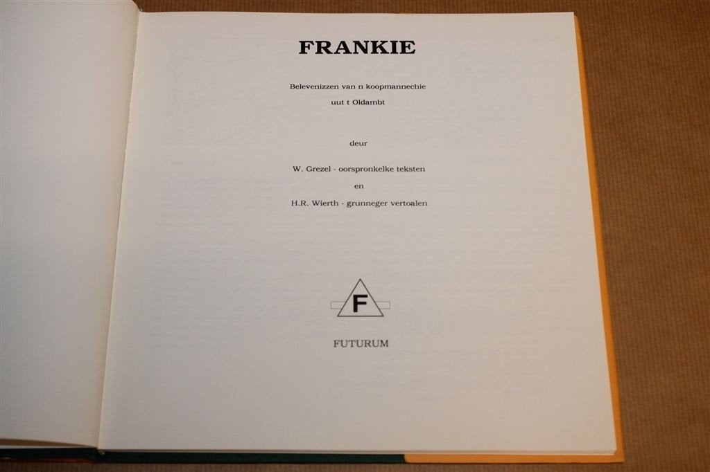 Frankie — Stripboek uit het Oldambt [1994], Ophalen of Verzenden, Gelezen