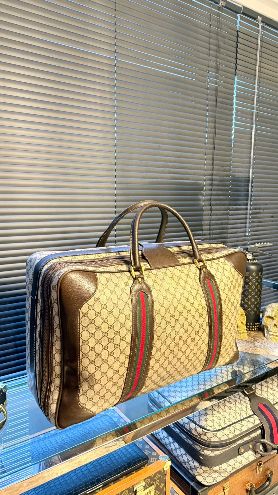 Gucci koffer tas travelbag vintage jaren 70 origineel 😍, Sieraden, Tassen en Uiterlijk, Koffers, Ophalen of Verzenden, Zo goed als nieuw