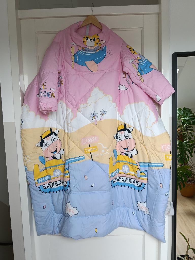 Dekentje met mouwen, Kinderen en Baby's, Dekens, Slaapzakjes en Inbakerproducten, Ophalen, Nieuw, Deken