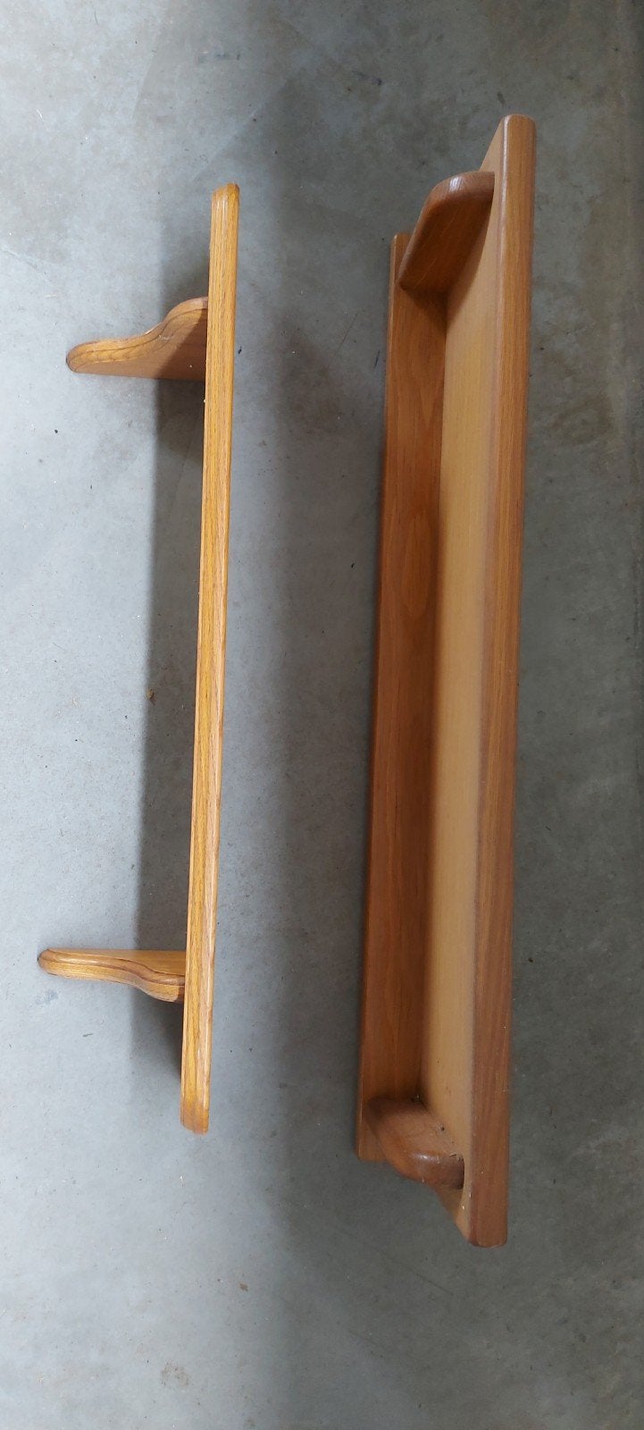 Wandplankjes blank eiken en patiné eiken, Ophalen