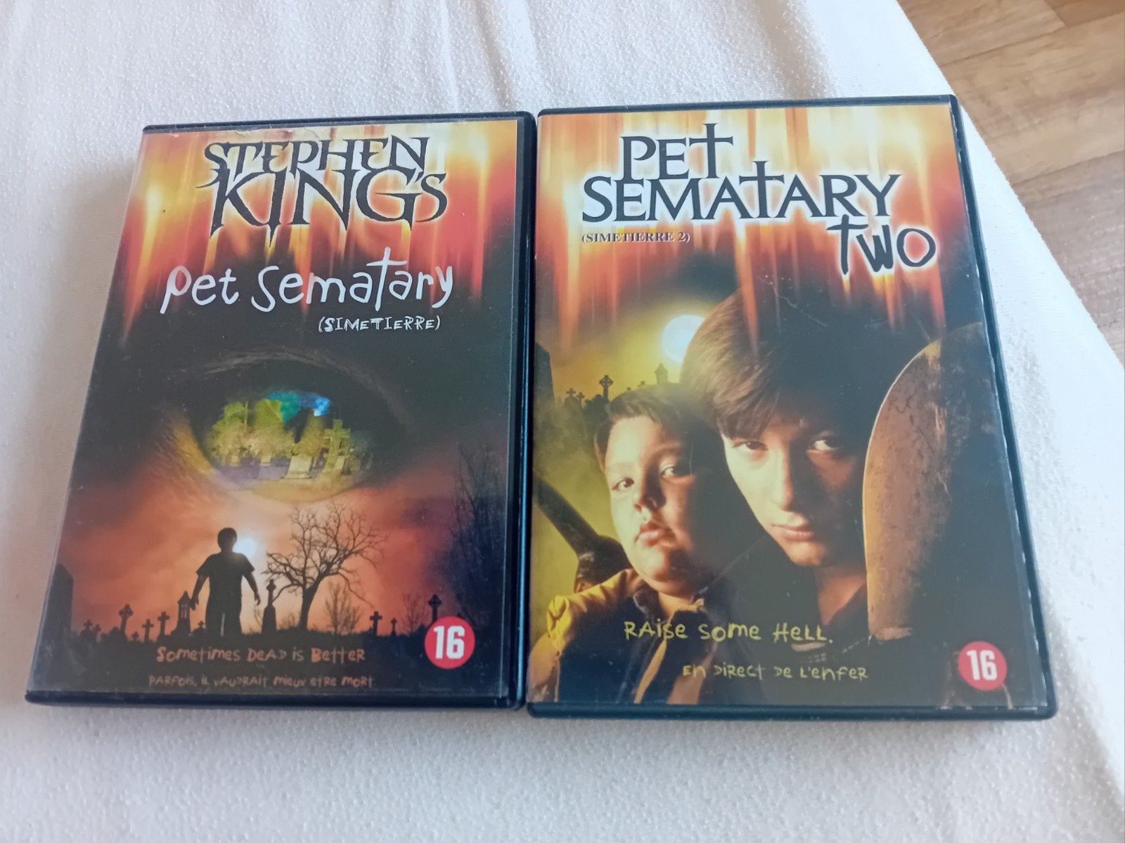 Stephen King's Pet Sematary & Pet Sematary Two DVD's, Ophalen of Verzenden, Zo goed als nieuw