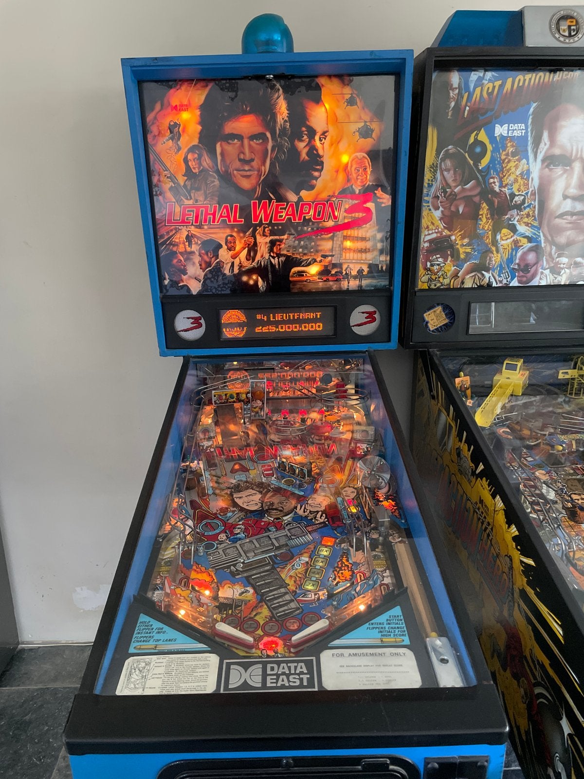 Lethal Weapon 3 Flipperkast - Data East, Verzamelen, Ophalen, Gebruikt, Elektronisch, Data East