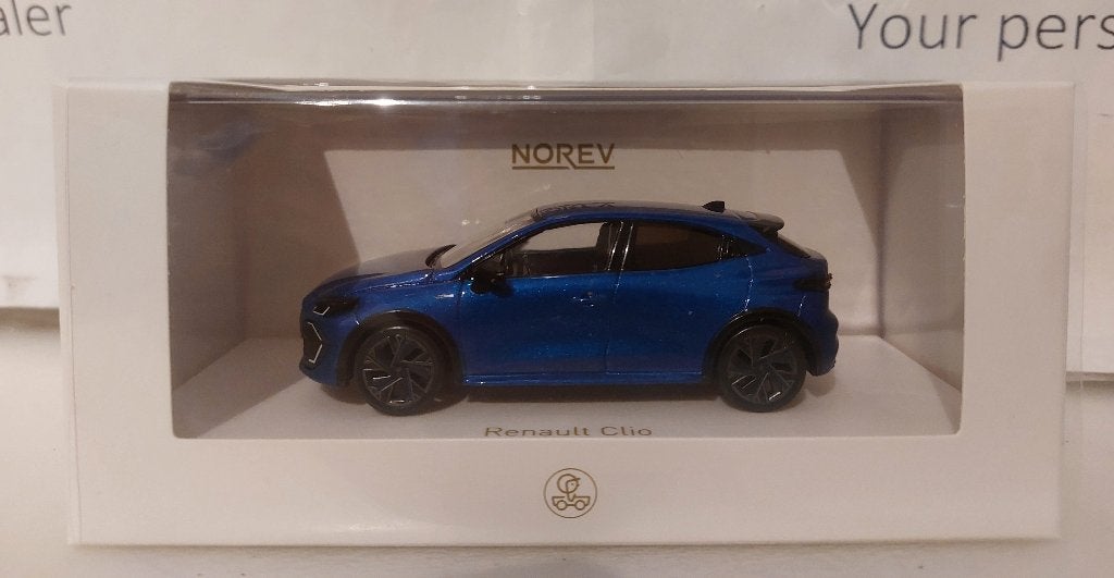 Norev 1:43 Renault Clio Esprit Alpine 2026 Iron Blue nieuw, Ophalen of Verzenden, Nieuw, Auto, Norev
