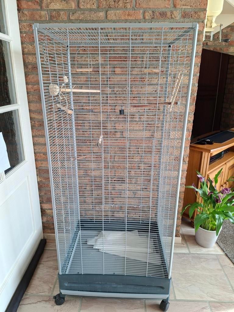 Binnenvoliere, Ophalen, Zo goed als nieuw, Aluminium, Vogelkooi
