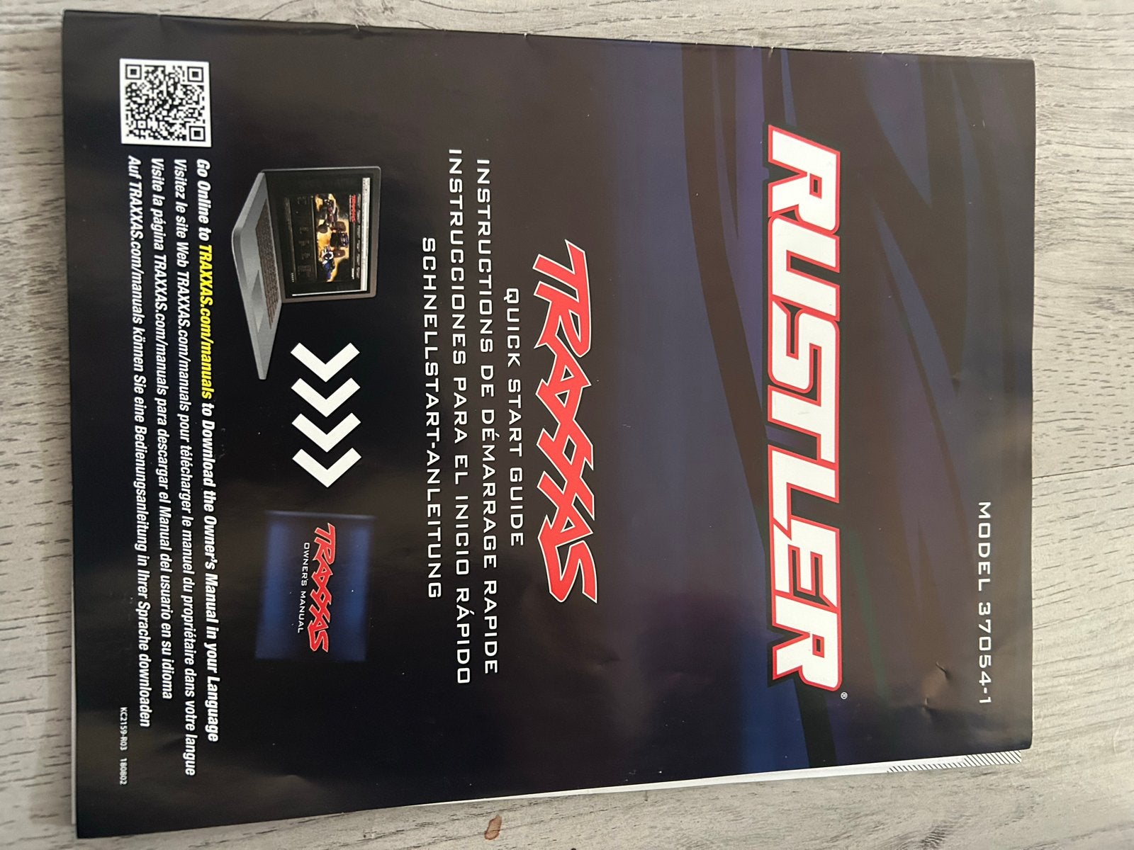 Traxxas Rustler 37054-1 RC Bestuurbare Auto (Gebruikt), Elektro, Gebruikt, Auto offroad, Ophalen of Verzenden