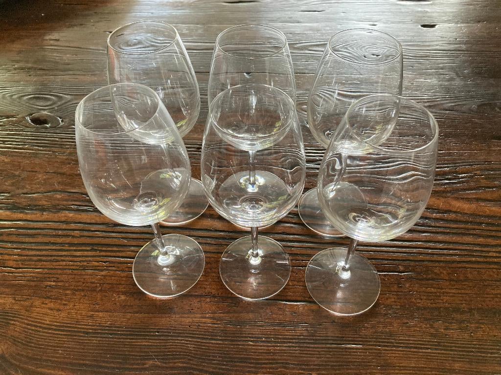 6 stuks Villeroy & Boch kristallen witte wijnglazen, Ophalen of Verzenden
