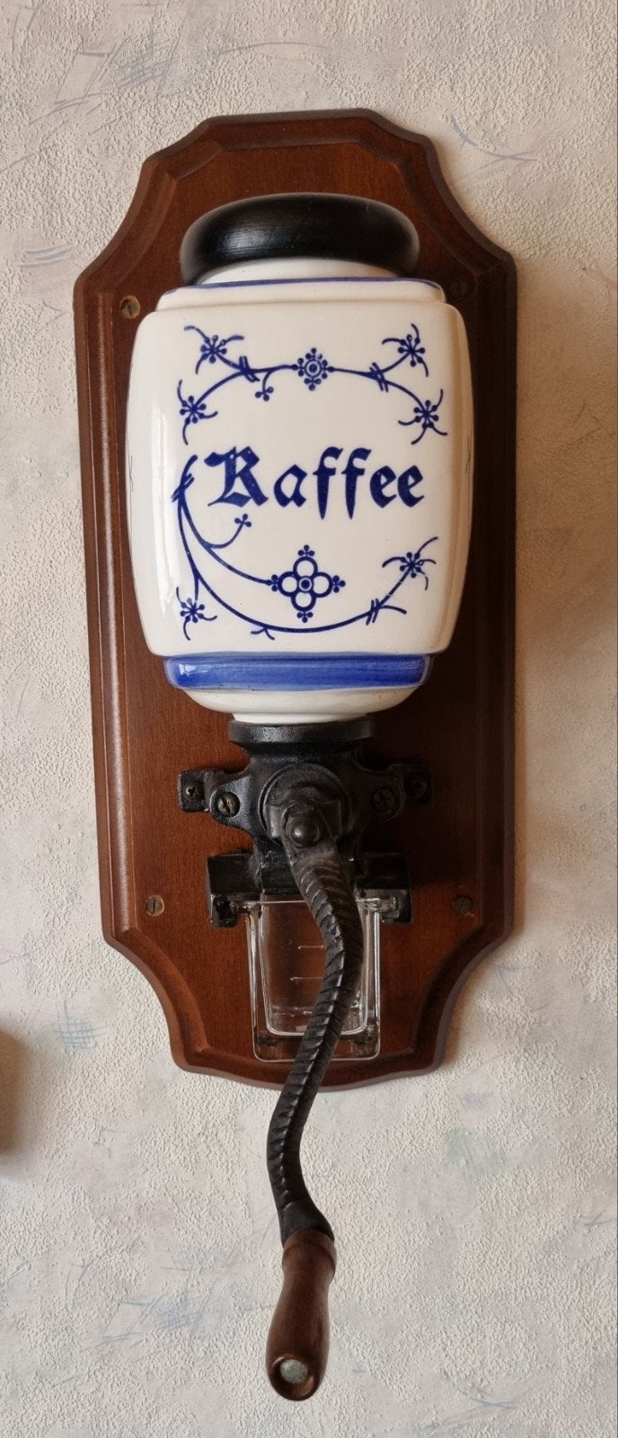 vintage hangende koffiemolen, Ophalen of Verzenden