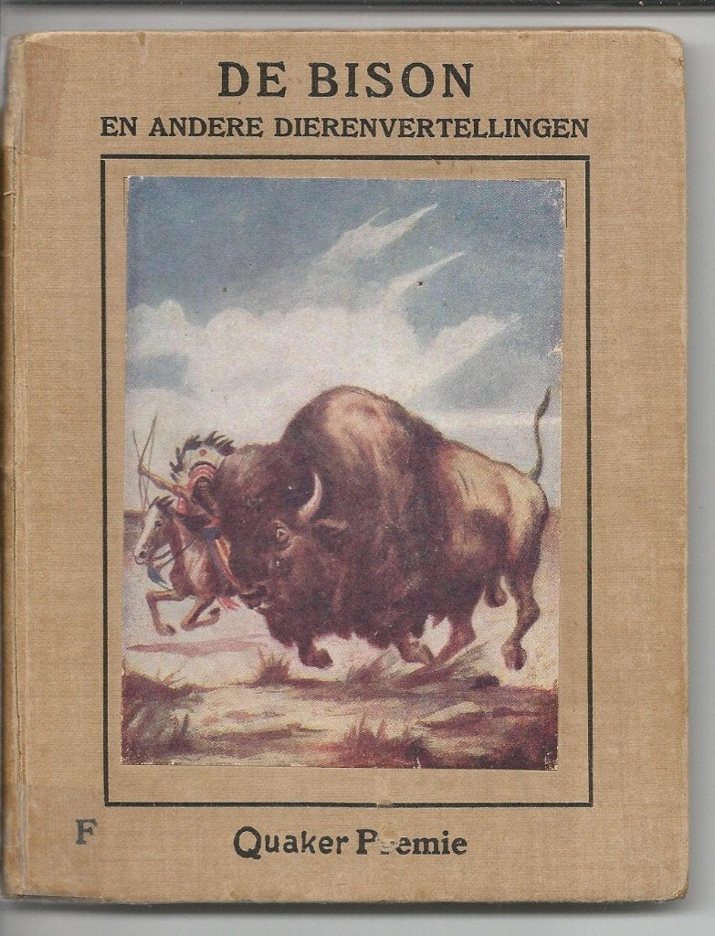 plaatjesalbum  de BISON van Quaker Oats, Boeken, Ophalen of Verzenden, Gelezen, Quaker Oats, Plaatjesalbum