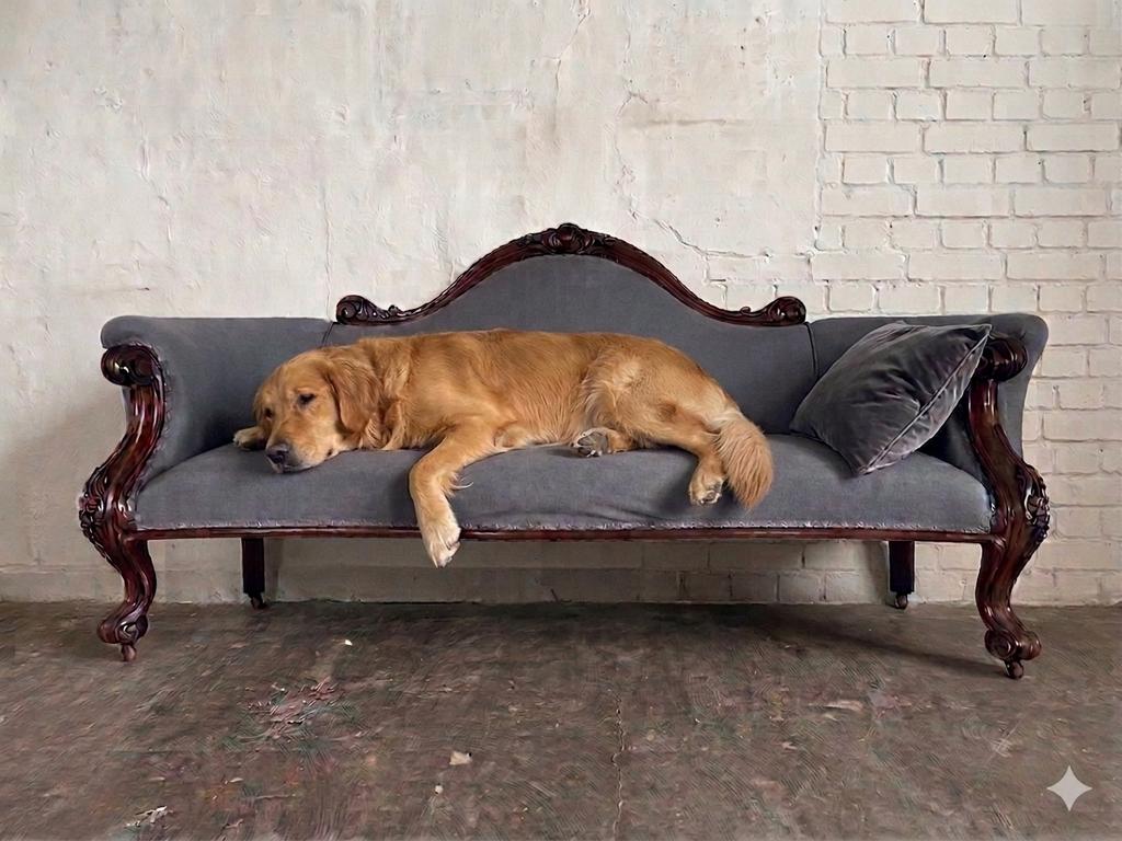 Victoriaanse sofa, 19e eeuw, in mooie staat, Ophalen, Gebruikt, Victoriaans, 150 tot 200 cm