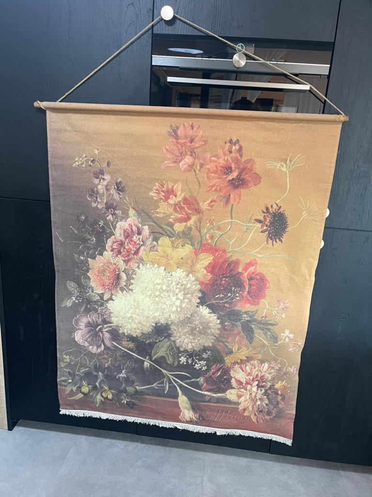 Wandschilderij bloemen wanddoek, Ophalen, Aardrijkskunde