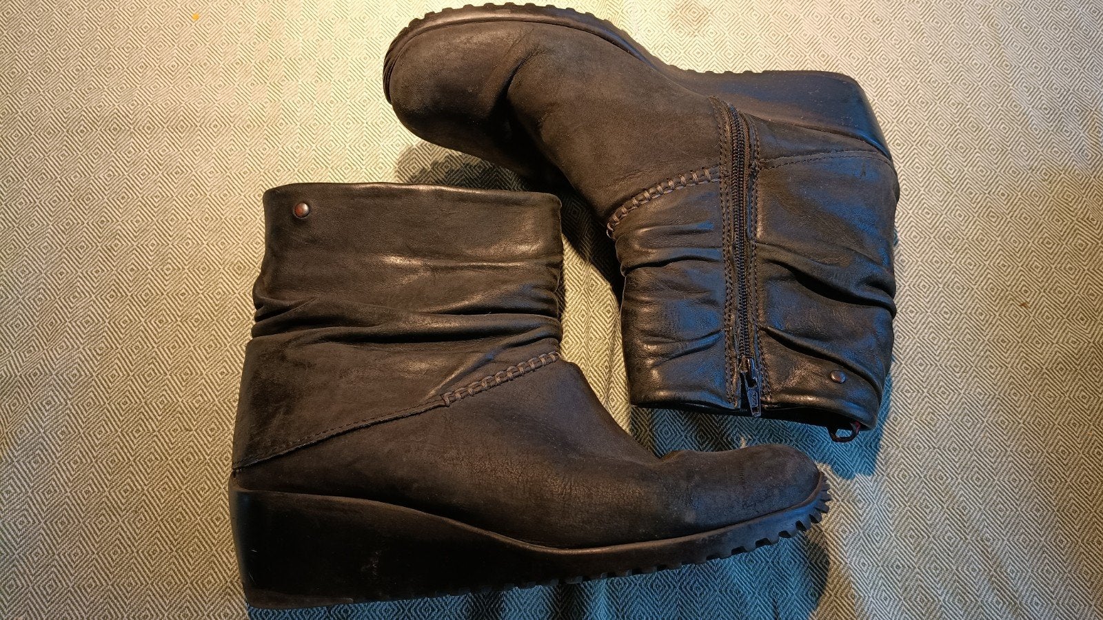 Fijne enkellaarsjes van Wolky maat 40, Kleding | Dames, Wolky, Zwart, Lage of Enkellaarzen, Ophalen of Verzenden