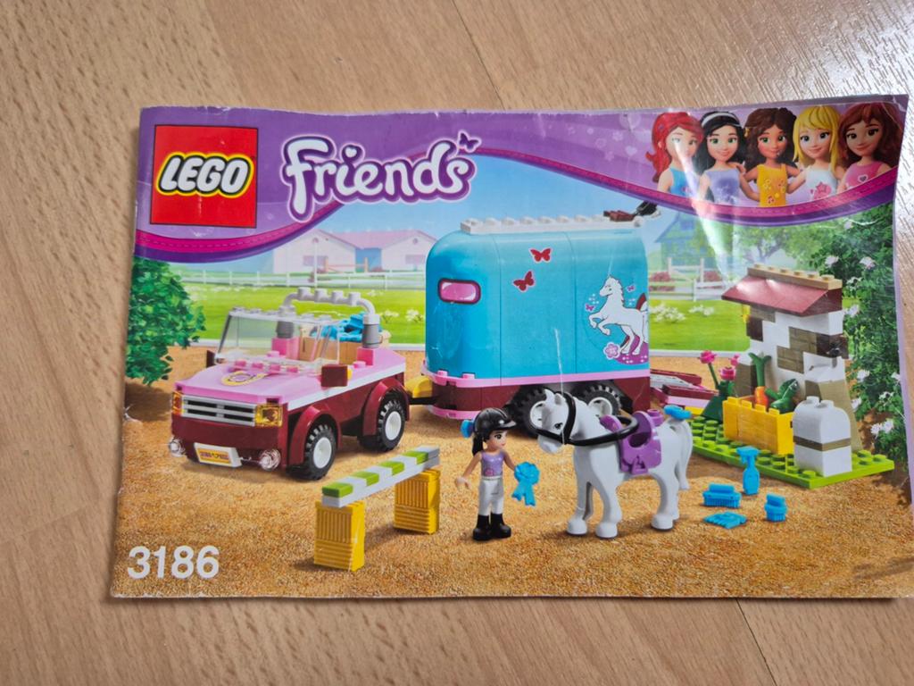 LEGO Friends 3186: Emma's Paardentrailer, Kinderen en Baby's, Speelgoed | Duplo en Lego, Compleet, Gebruikt, Lego, Friends