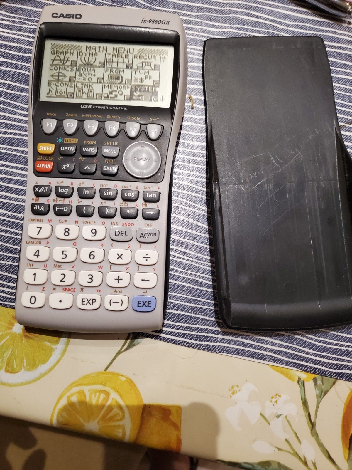 Casio FX9860GII grafische rekenmachine, Ophalen of Verzenden, Grafische rekenmachine, Zo goed als nieuw