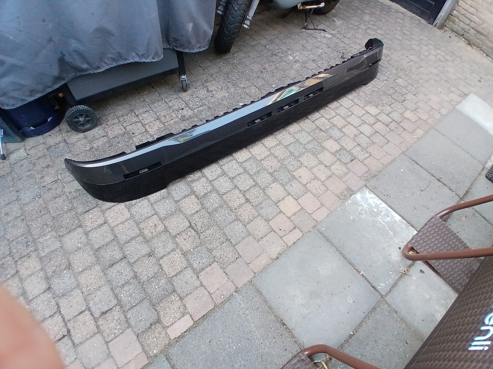 zonneklep scania next gen, Ophalen, Bumper