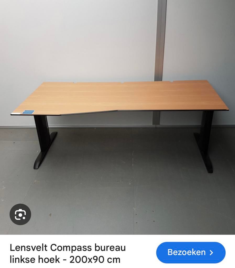 Lensvelt buro compass, Huis en Inrichting, Bureaus, Ophalen, Zo goed als nieuw