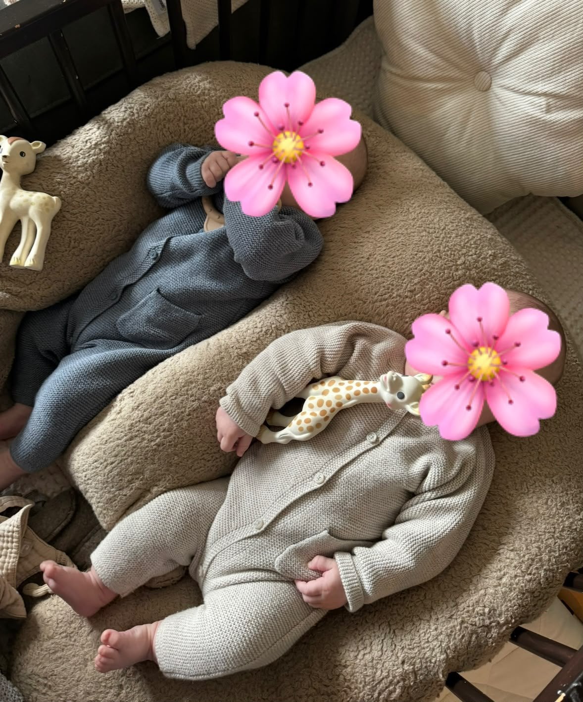 Tweeling kussen + hoes ilmaha, Ophalen of Verzenden, Zo goed als nieuw, Kinderwagen of Buggy