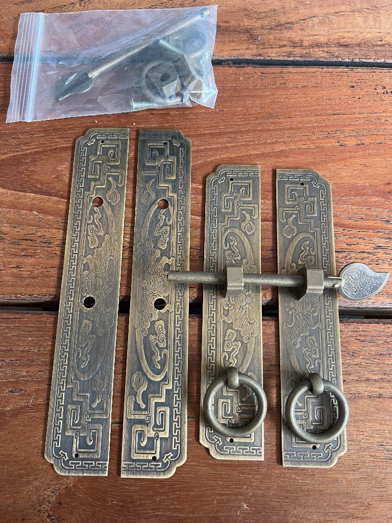 Chinees beslag voor chinese bruidskast of oosterse kast, Verburgt Vintage, Meerkleurig, Nieuw, Ophalen of Verzenden