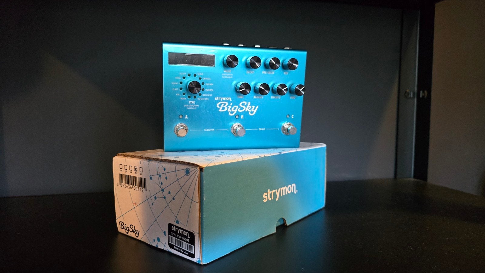 Strymon BigSky Reverb Pedaal - Zo goed als nieuw, Muziek en Instrumenten, Effecten, Ophalen of Verzenden, Zo goed als nieuw, Reverb