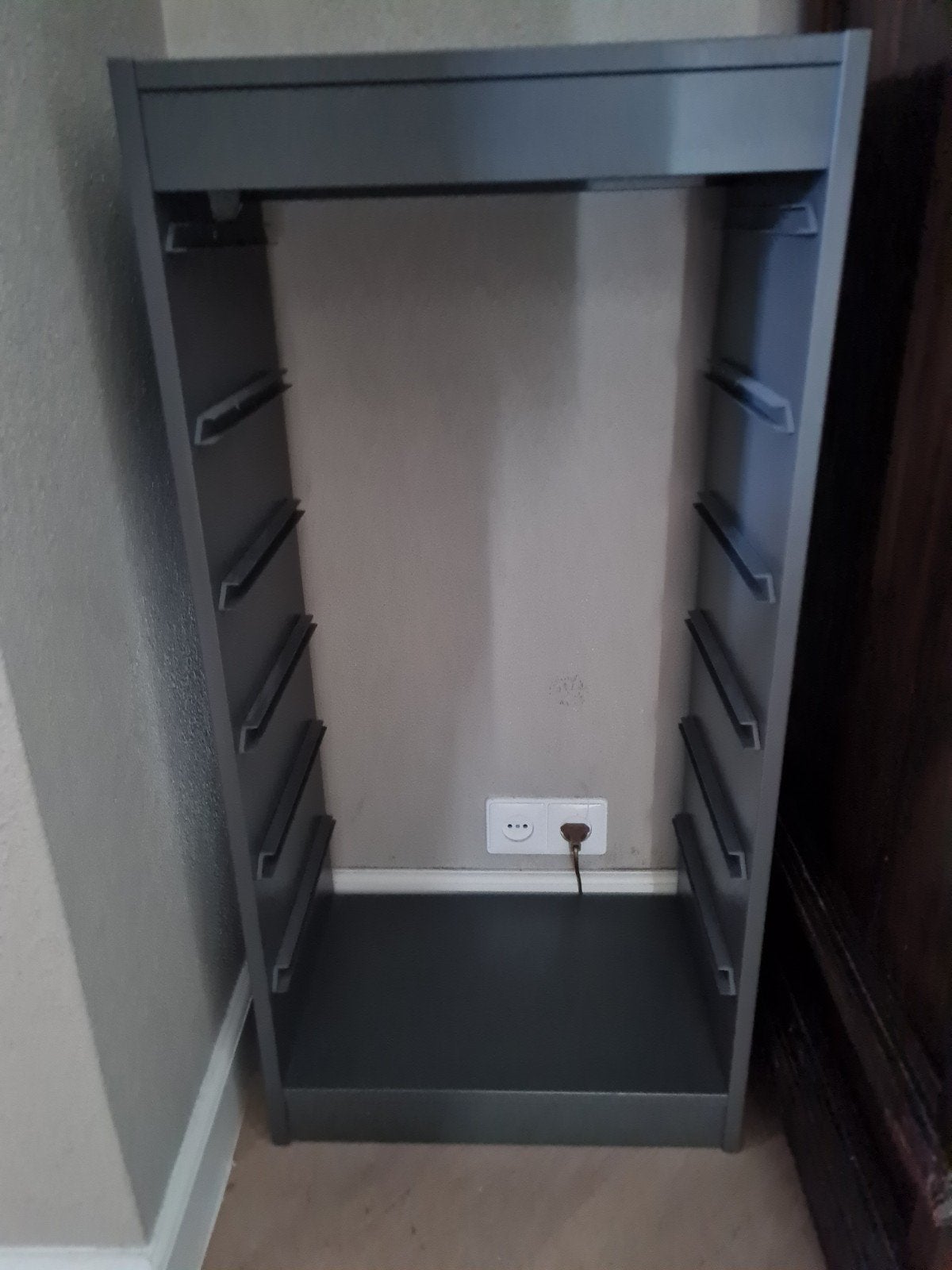 Trofast kast ikea grijs, Ophalen, Zo goed als nieuw, 75 tot 100 cm, Minder dan 50 cm