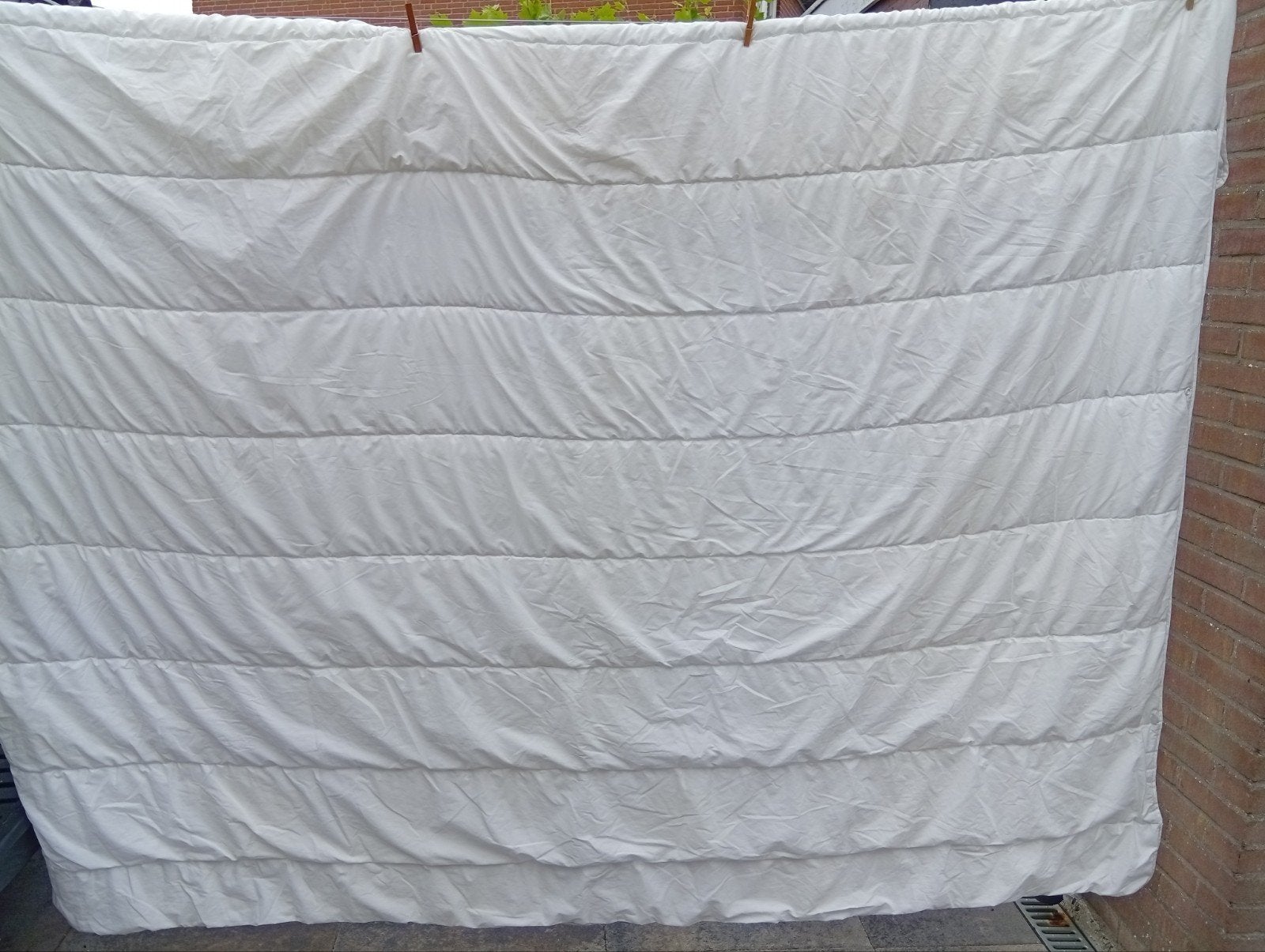 IKEA GRUSBLAD Dekbed - Tweepersoons 220x200, Huis en Inrichting, Slaapkamer | Beddengoed, Ophalen, Wit, Tweepersoons, Polyester