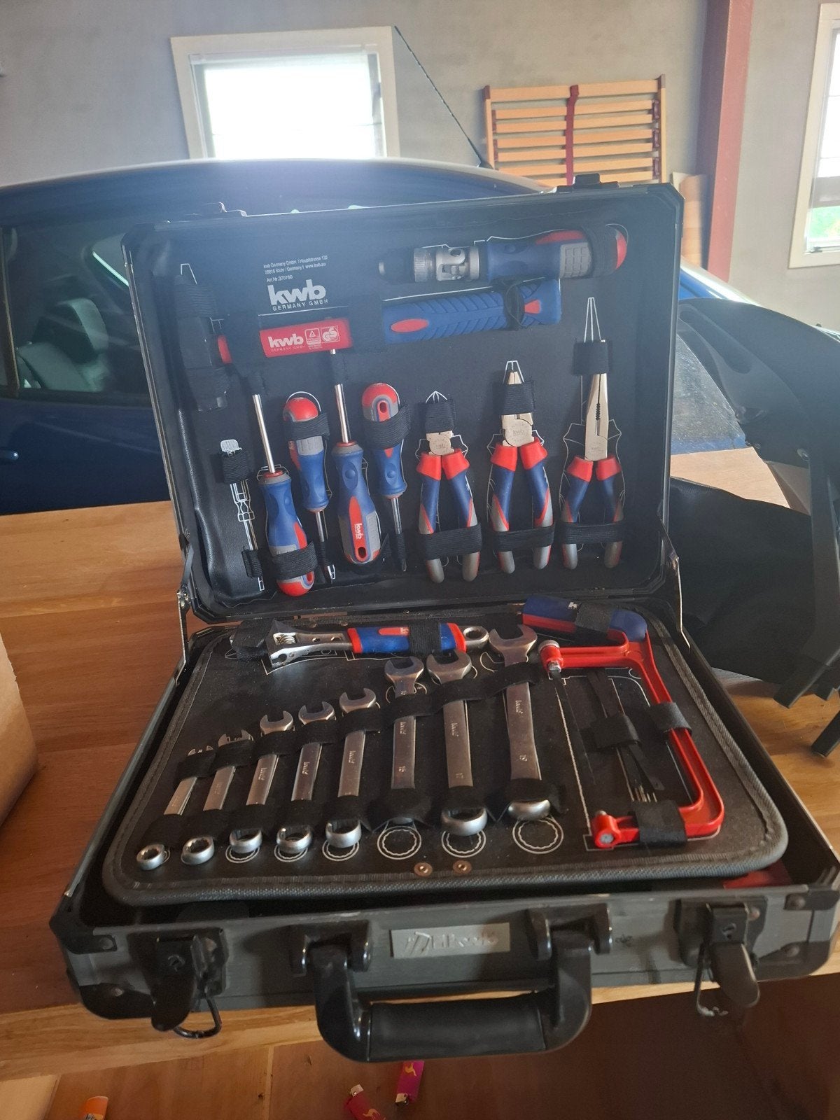kwb super mooie gereedschapskist, Ophalen of Verzenden, Gevuld, Zo goed als nieuw