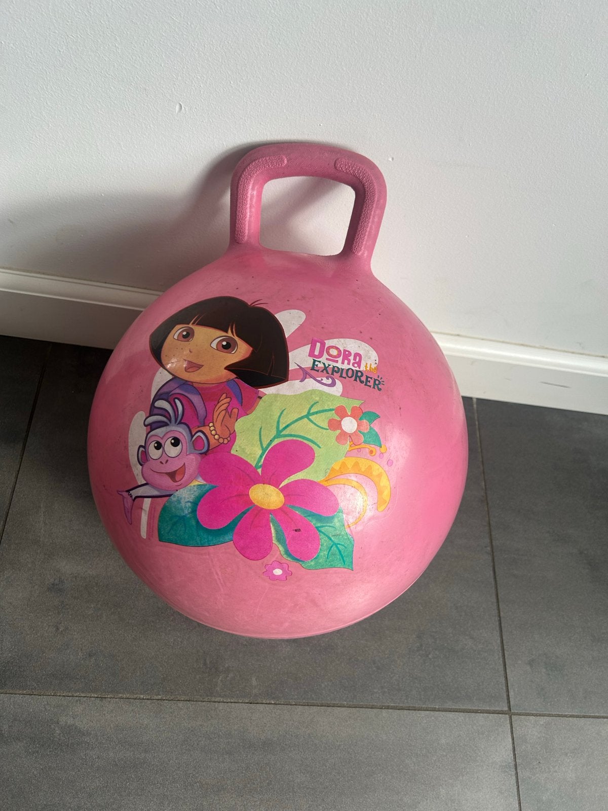 Roze Dora skippybal, Kinderen en Baby's, Ophalen of Verzenden, Gebruikt, Jongen of Meisje