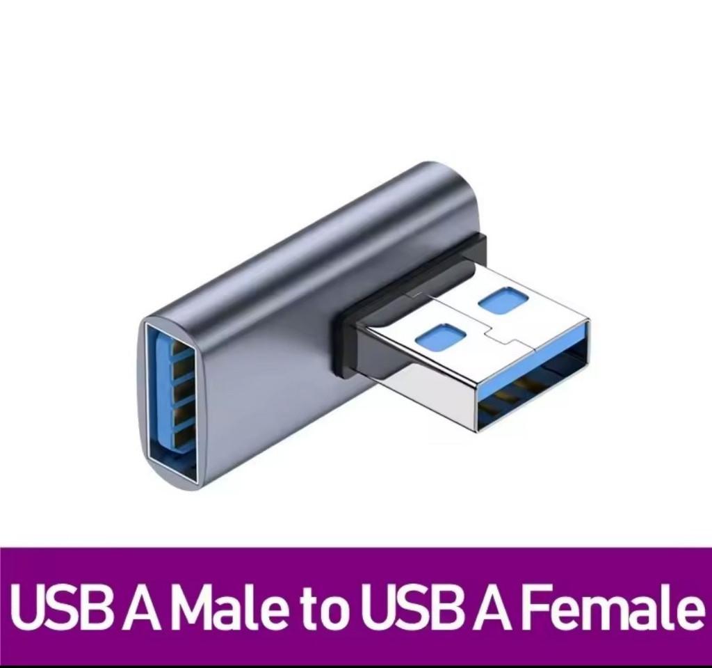 USB Adapter 90 Graden, Computers en Software, Pc- en Netwerkkabels, Nieuw, Verzenden