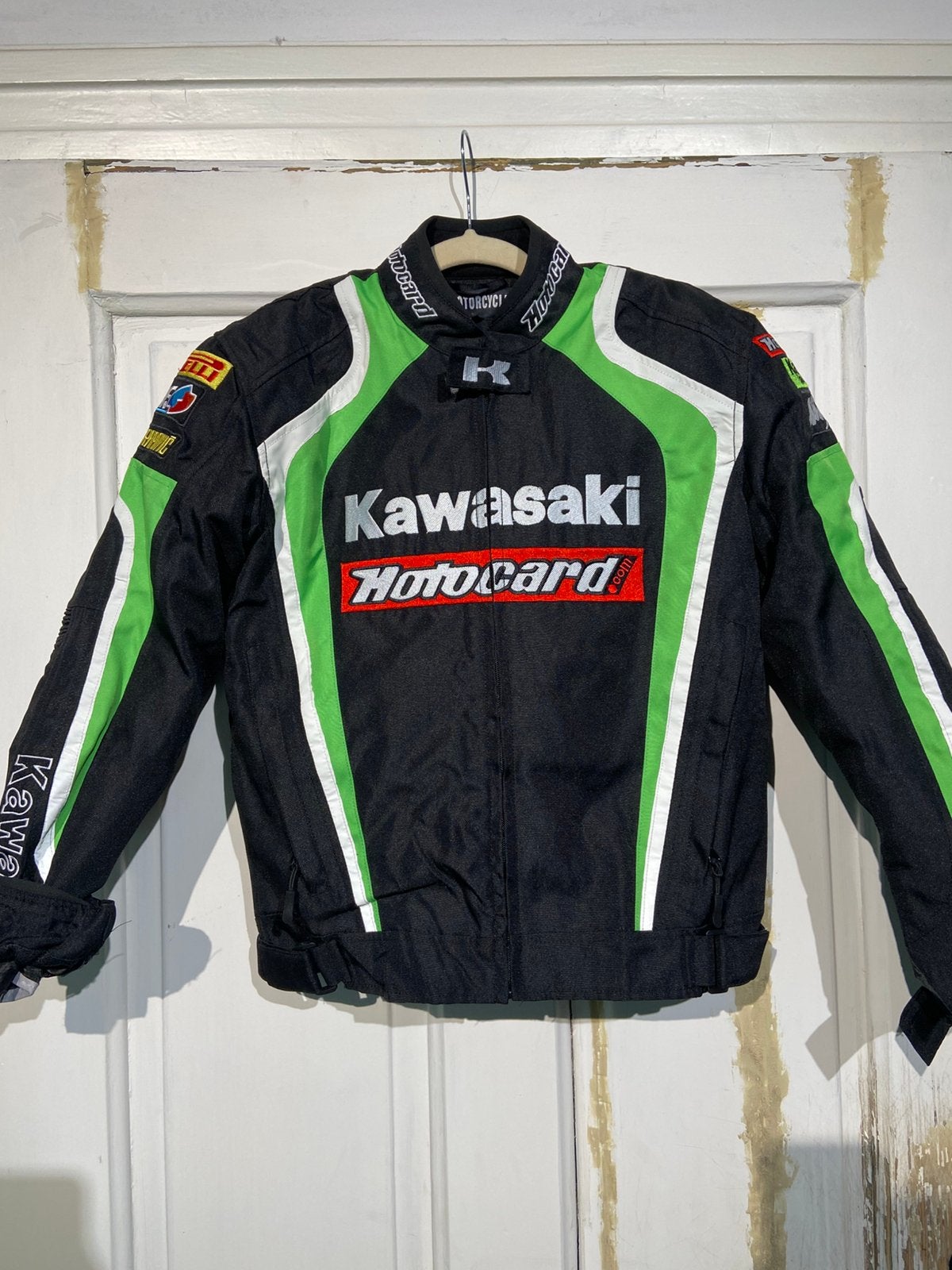 Kawasaki Classic-motorjas (maat S) Vintage Moto, Ophalen of Verzenden, Nieuw zonder kaartje, Dames, Jas | textiel