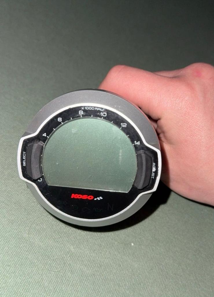 Koso Teller Snelheidsmeter Toerenteller Tankniveau Temperatu, Ophalen of Verzenden, Gebruikt