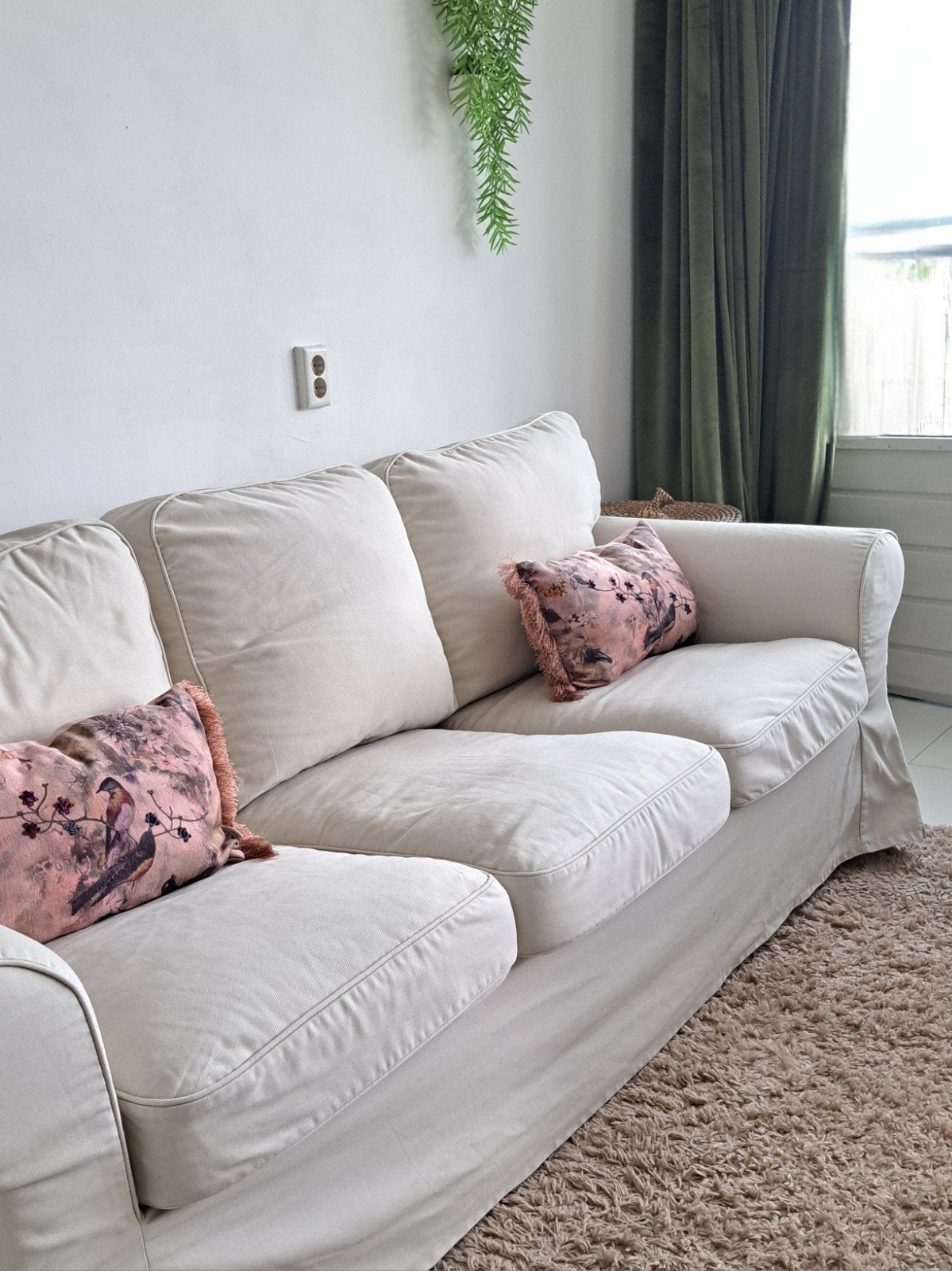 ikea bank ektorp, Ophalen, Tweepersoons, 75 tot 100 cm, Zo goed als nieuw