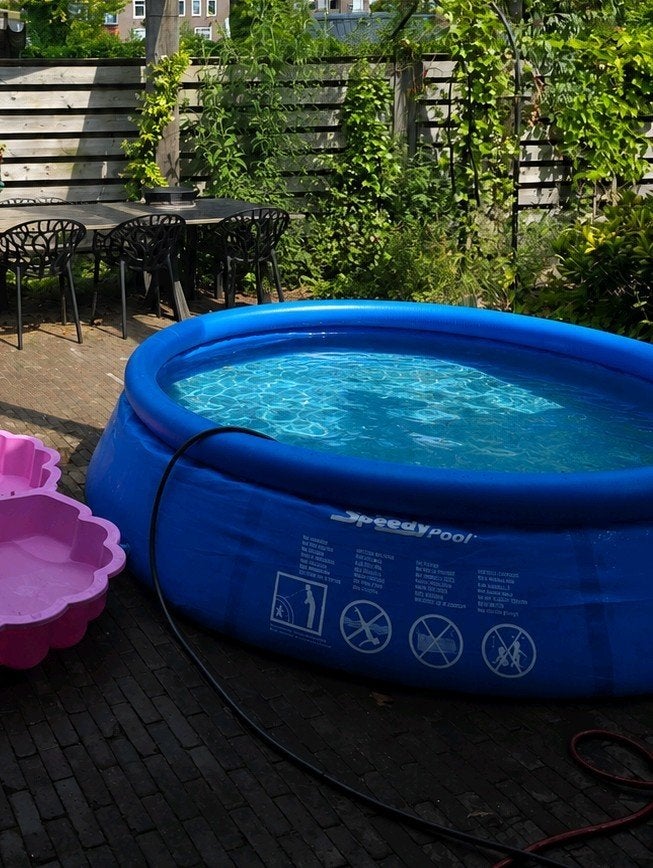 Speedy Pool Zwembad 300 cm met filter, Ophalen, Gebruikt, Rond, Opzetzwembad
