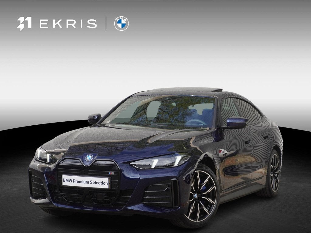 BMW i4 eDrive35 M Sportpakket | Comfort Pack | Stuurwielrand, Auto's, BMW, Zwart, Met garantie (alle), Blauw, 420 min