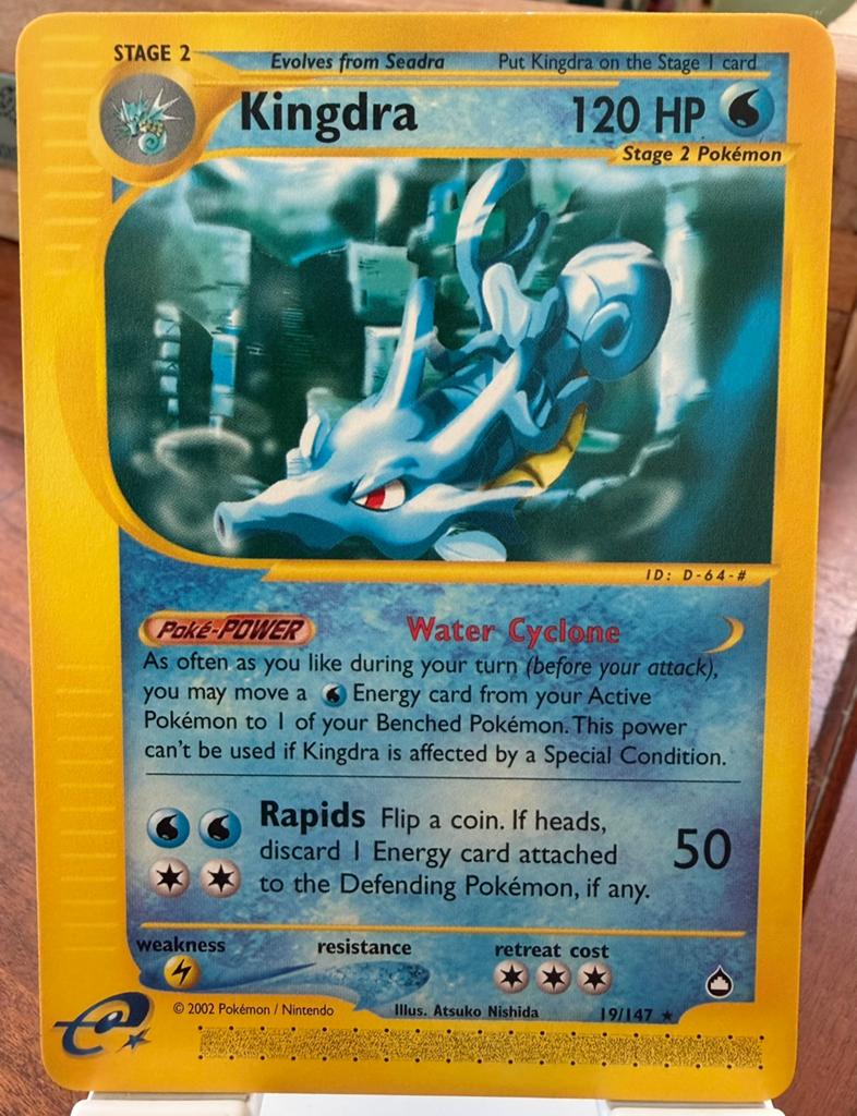 Kingdra #19, Hobby en Vrije tijd, Verzamelkaartspellen | Pokémon, Ophalen of Verzenden, Zo goed als nieuw, Losse kaart