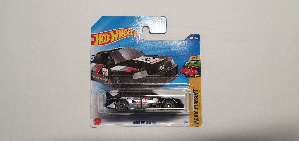 Hot Wheels Audi '90 Quattro zwart, Hobby en Vrije tijd, Ophalen of Verzenden, Nieuw, Auto