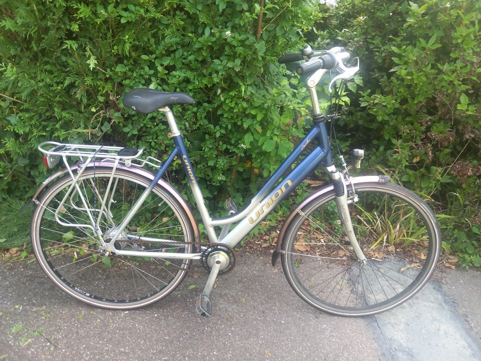 Zo goed als nieuwe union damens fiets met slot, Overige merken, Versnellingen, Zo goed als nieuw, 56 cm of meer