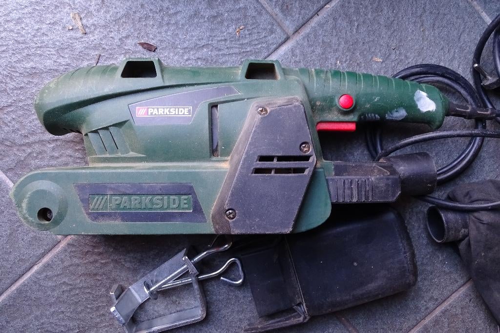 Bandschuurmachine  180 w ., Doe-het-zelf en Verbouw, Gereedschap | Schuurmachines, Ophalen, Gebruikt, Minder dan 600 watt, Bandschuurmachine