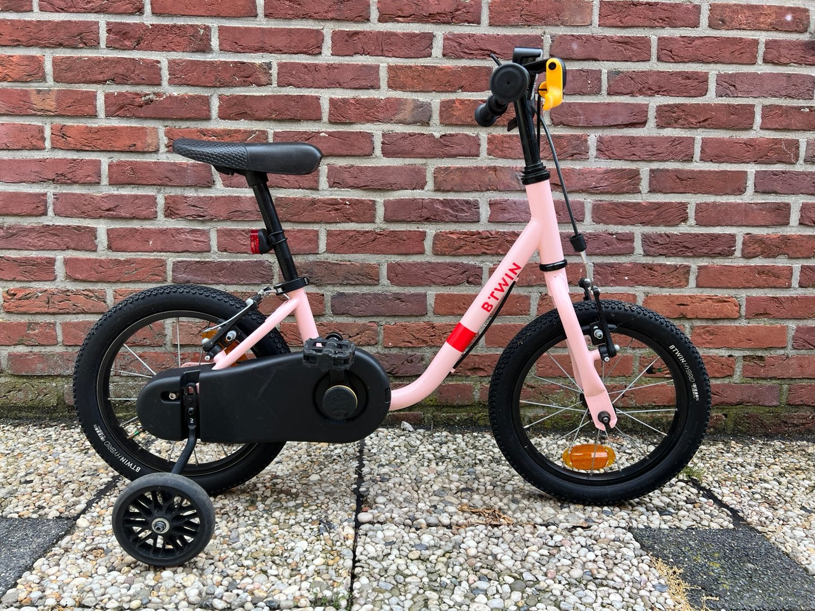 BTWIN 2-in-1 kinderfiets/loopfiets 3-5 jaar 14 inch, Ophalen, Zo goed als nieuw, Minder dan 16 inch