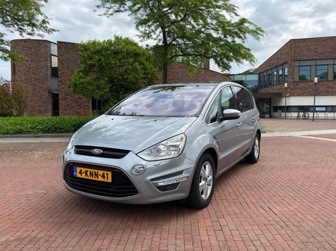 Ford S-Max 1.6 Ecoboost Titanium 160PK 2013 nieuwe APK | NAP, Voorwielaandrijving, Zwart, 4 cilinders, 160 pk