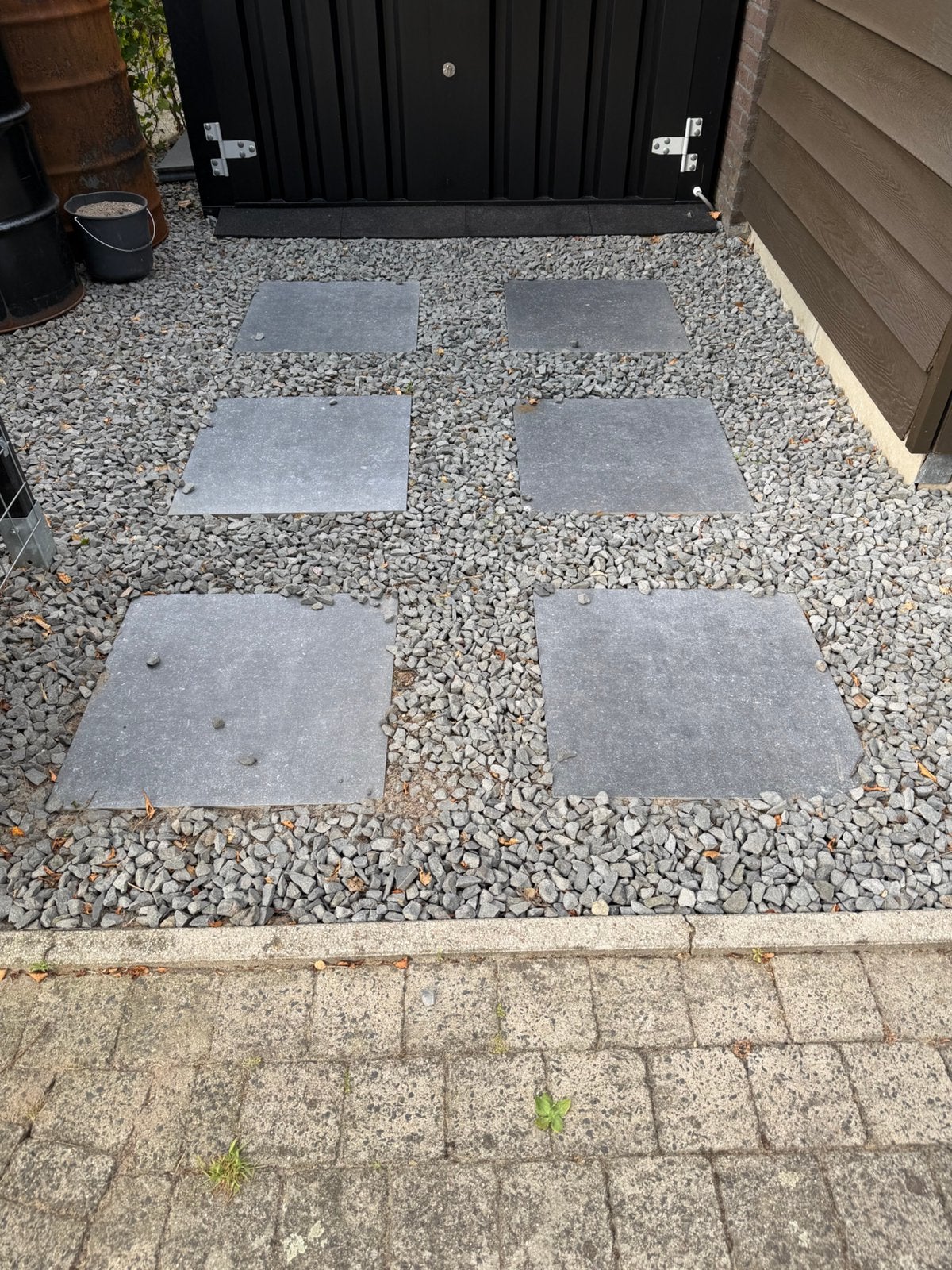 6 keramische tegels 60x60, Tuin en Terras, Ophalen, Zo goed als nieuw