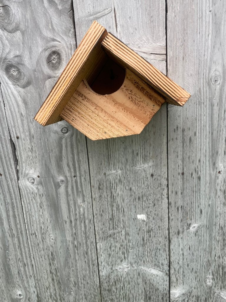 Roodborst huisje handgemaakt op voorraad, Ophalen of Verzenden, Nieuw