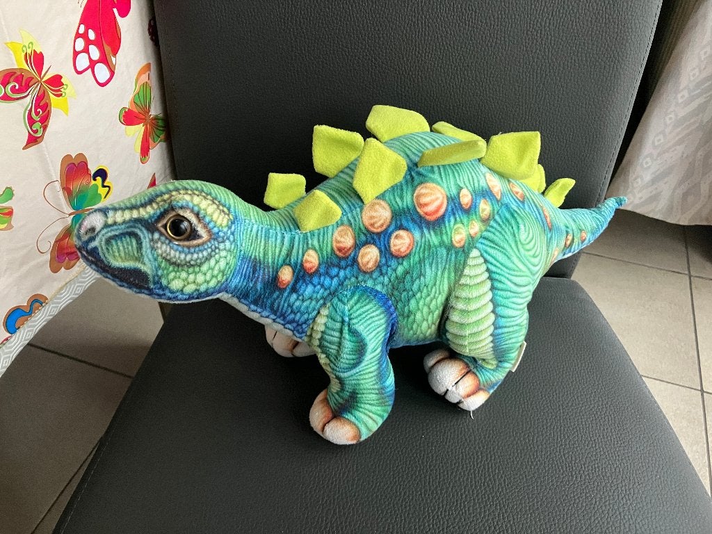 Mooie Dinosaurus knuffel ( Dino ) Stegosaurus, Ophalen of Verzenden, Overige typen