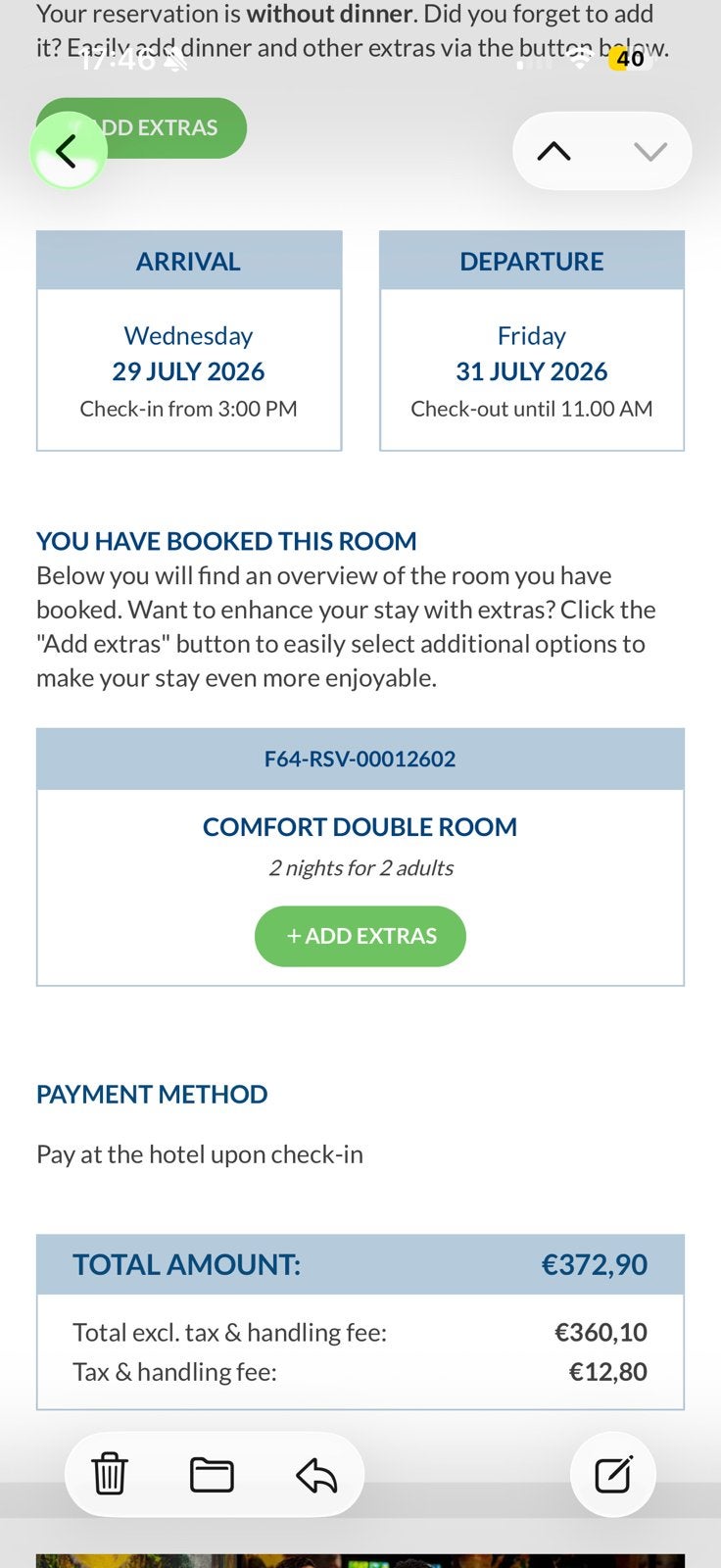 Hotel overnachting, Tickets en Kaartjes, Hotelbonnen, Twee personen, 1 overnachting