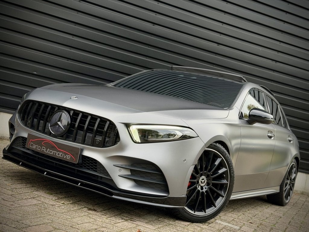 Mercedes-Benz A-Klasse 180 AMG PANO|MEMORY|SFEER|BLINDSPOT|M, Auto's, Automaat, 136 pk, Gebruikt, 4 cilinders