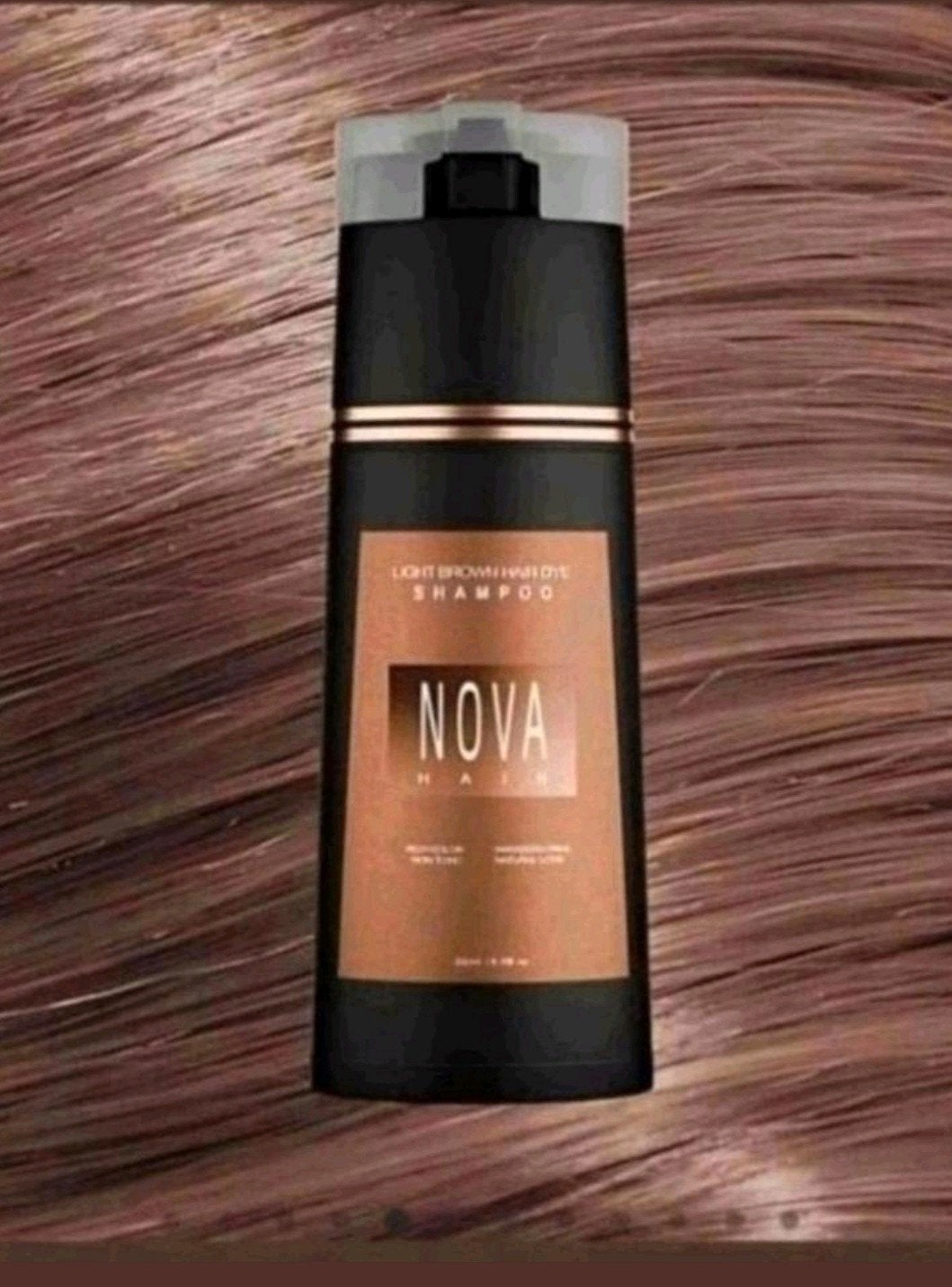 Nieuwe en ongeopende Nova Hair Light Brown Hair Dye Shampoo, Ophalen of Verzenden, Nieuw, Shampoo of Conditioner