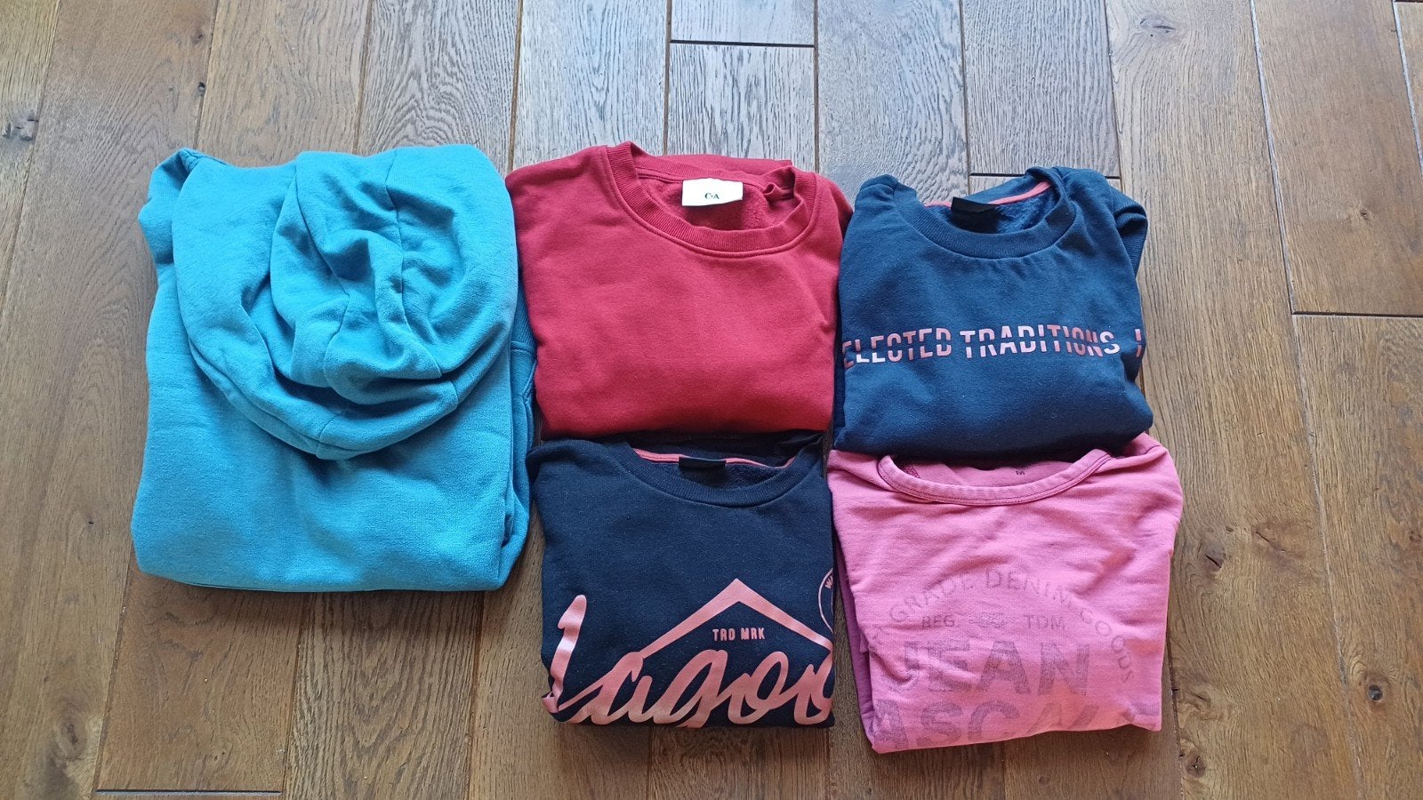 5 heren/tiener truien sweaters maat m voor 15 euro, Ophalen of Verzenden, Maat 48/50 (M)