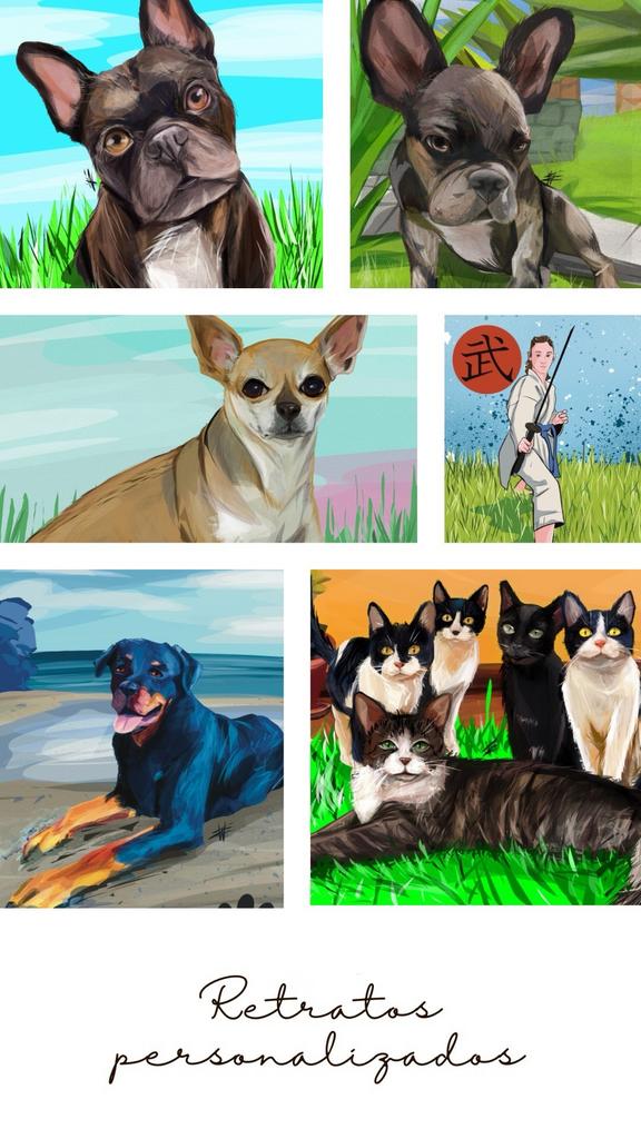 Portrait pets, Ophalen of Verzenden, Zo goed als nieuw