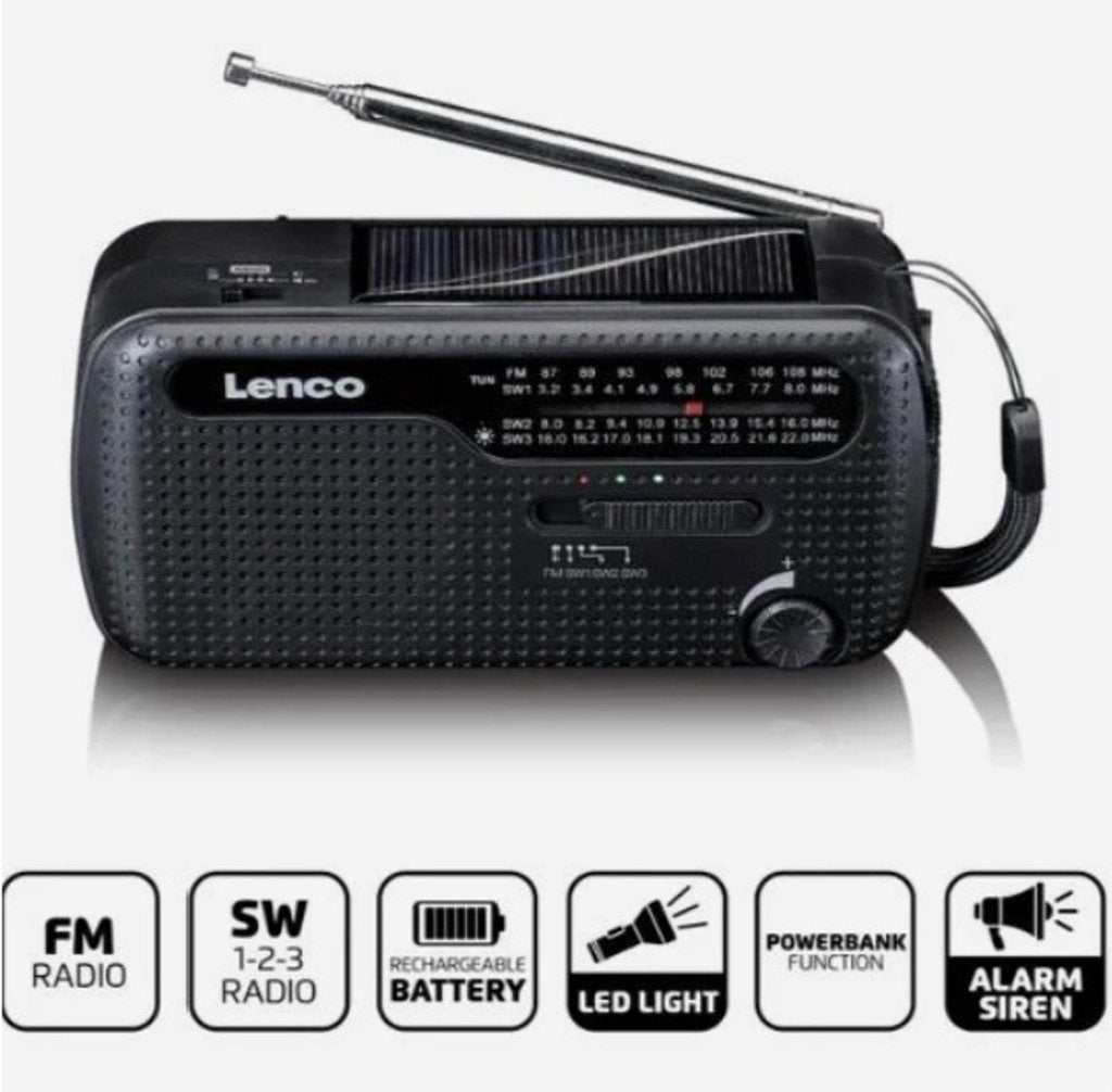 Noodradio met Dynamo en zonne-energie (nieuw in doos), Ophalen of Verzenden, Nieuw