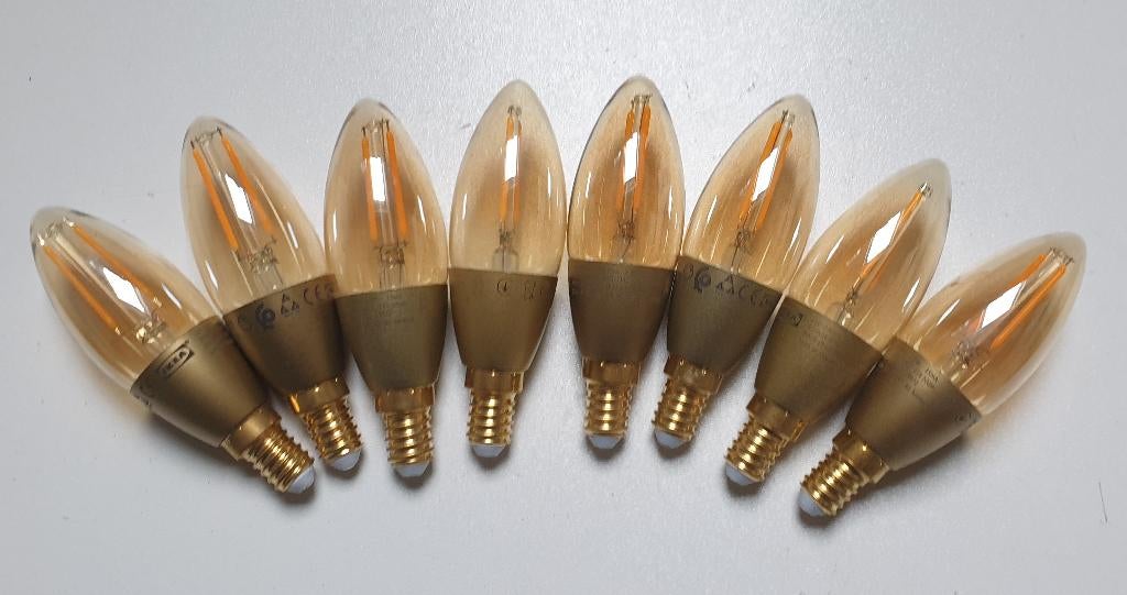 8 zgan led lampen Ikea 200lm, Huis en Inrichting, Lampen | Losse lampen, 30 tot 60 watt, Gloeilamp, E14 (klein), Ophalen of Verzenden